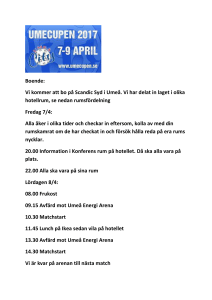 Info om Umeå