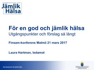 Jämlik hälsa