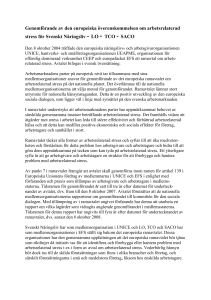 Genomförande av den europeiska överenskommelsen om