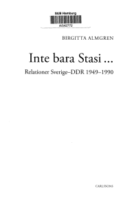 Inte bara Stasi