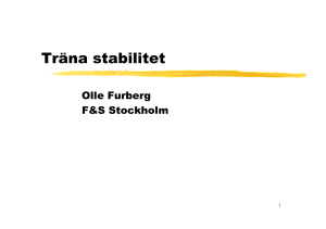 Träna stabilitet