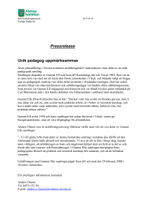 Externa brev, fyll i fält