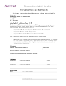 Huvudmannens godkännande