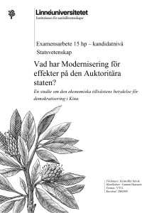 Statsvetenskap C