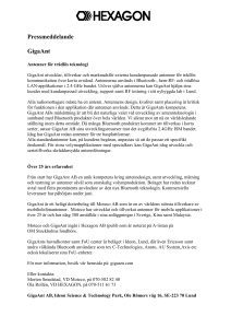 GigaAnt utvecklar, tillverkar och marknadsför externa