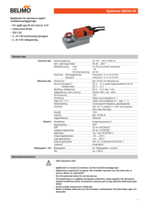 Spjällmotor SM230A-SR