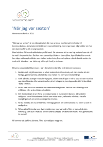 När jag var sexton