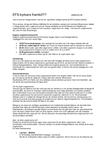 EFS-kyrkans framtid - EFS