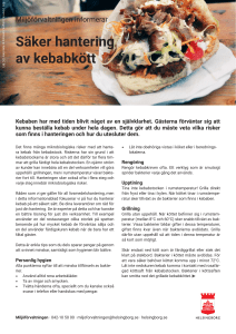 Säker hantering av kebabkött