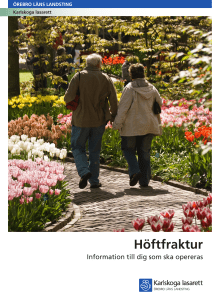 Höftfraktur - Region Örebro län