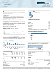 Global Tech T - Danske Invest