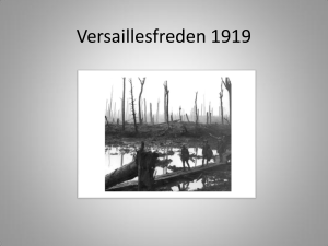 Versaillesfreden 1919