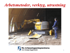 Andningsskydd vid sanering