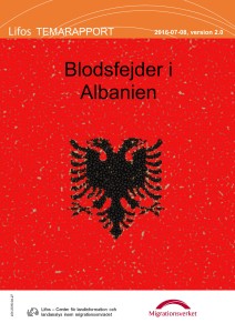 Blodsfejder i Albanien - Lifos