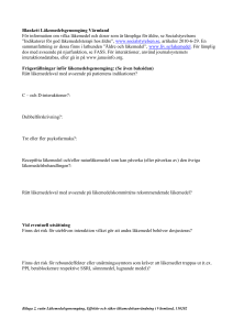 Blankett Läkemedelsgenomgång Värmland