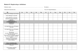 Infektioner i särskilt boende/äldreboende