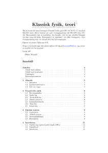 Klassisk fysik, teori