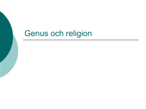 Genus och religion