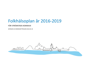 Folkhälsoplan år 2016-2019