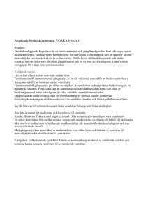 Svar beslutskommentar