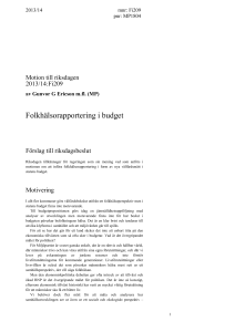 Motivering - Riksdagens öppna data