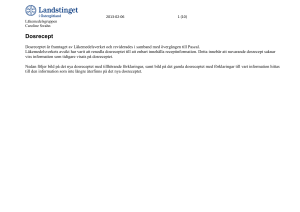 Dosrecept