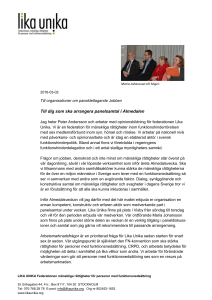Presentationsbrev till företag och organisationer