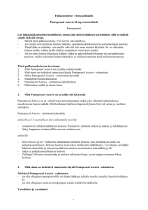 PAKKAUSSELOSTE