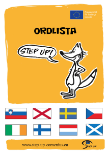 ordlista - SPSM Webbshop