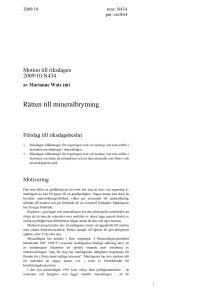 Motivering - Riksdagens öppna data