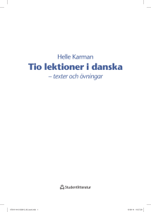 Tio lektioner i danska