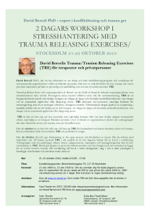 2 dagars workshop i stresshantering med trauma
