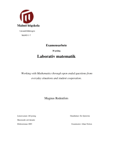 Laborativ matematik