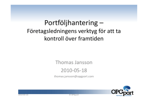 Portföljhantering
