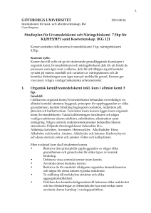 Kursp Biokemi Dietist 990606 - GUL