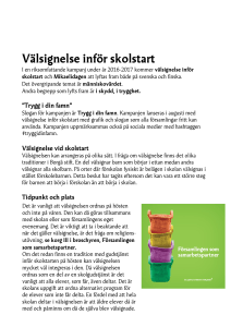 Välsignelse inför skolstart