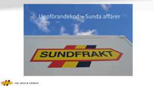 Uppförandekod