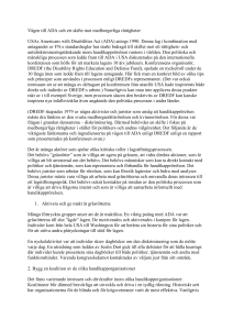 USAs Americans with Disabilities Act (ADA) antogs 1990