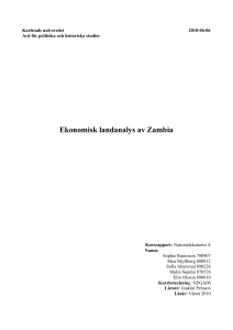 Zambia - Karlstads universitet