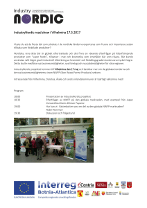 IndustryNordic på road show