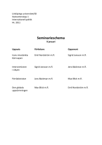 Seminarieschema