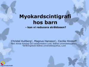 Myokardscintigrafi hos barn