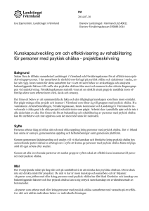 Kunskapsutveckling om och effektivisering av