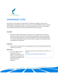 ekonomiskt stöd