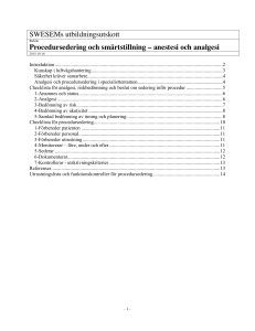 Procedursedering