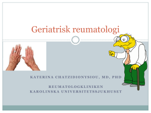 Geriatrisk reumatologi