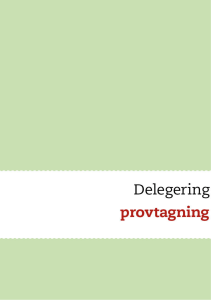 Delegering av urin