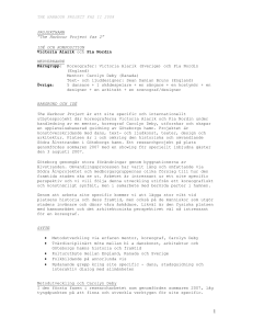 Harbour projektbeskrivning vgr fas 2