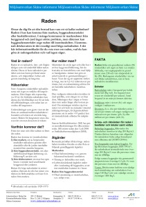 Information om radon