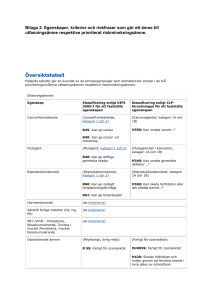 Översiktstabell